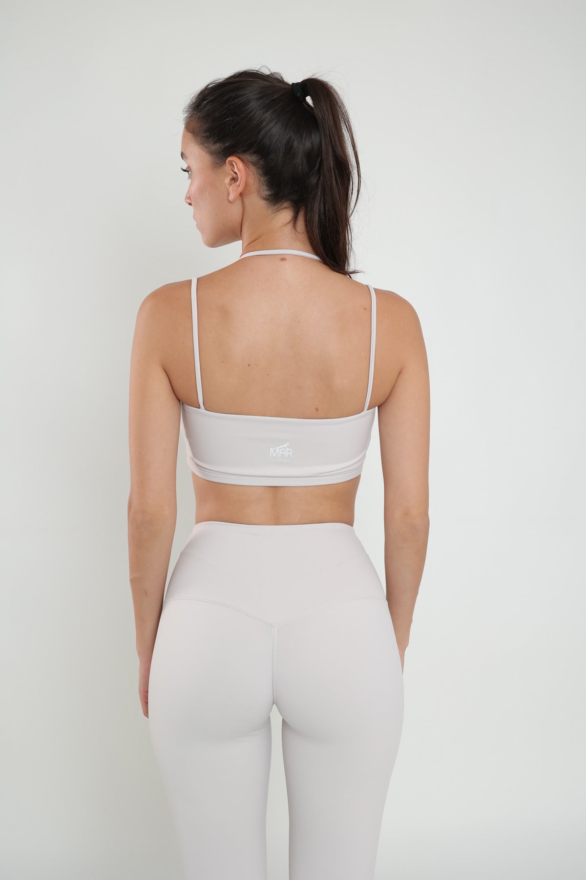 דגם סלין - סט טייץ ארוך וטופ כתפיות-MAR SPORTWEAR