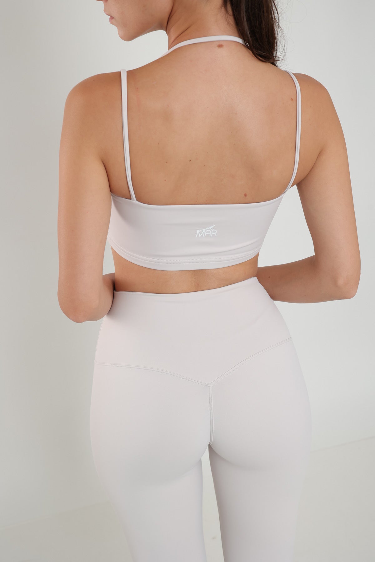 דגם סלין - סט טייץ ארוך וטופ כתפיות-MAR SPORTWEAR