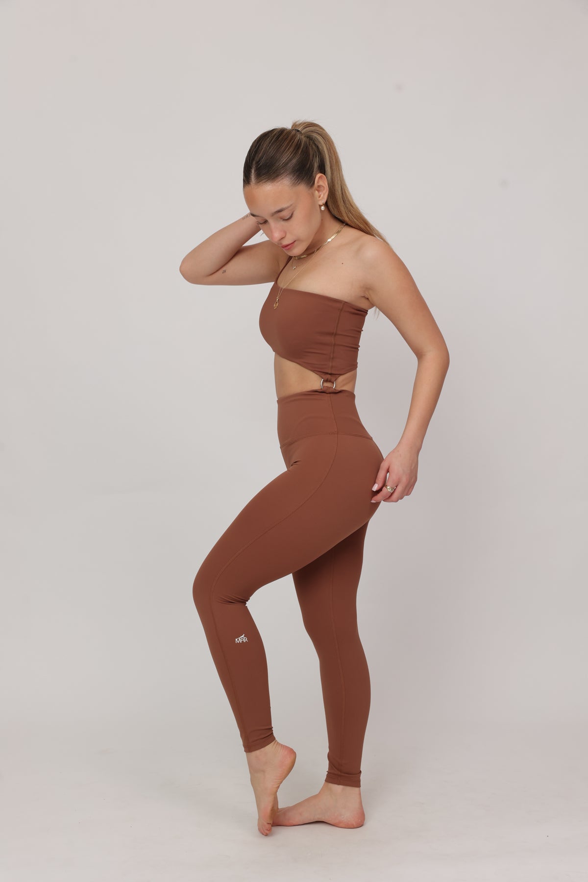 דגם ניב - טופ כתף אחת | MAR SPORTWEAR