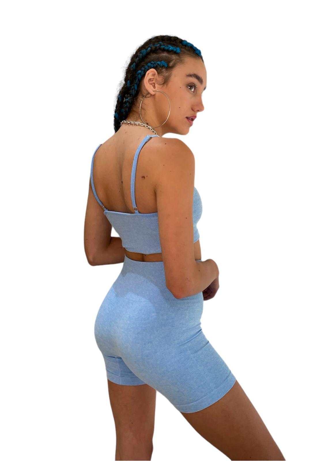 דגם פסטל - טייץ קצר מחטב-MAR SPORTWEAR