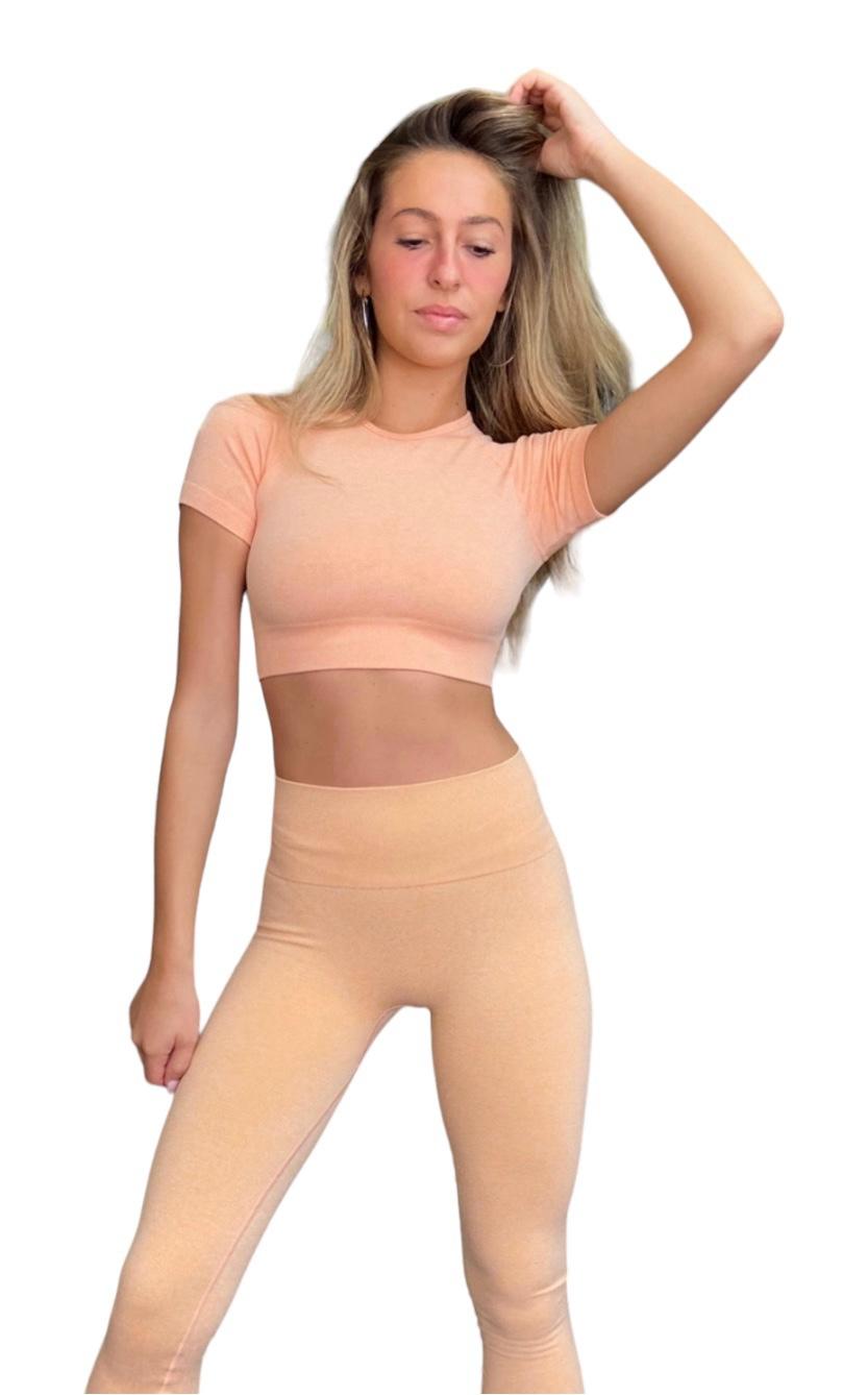 דגם פסטל - טייץ ארוך מחטב-MAR SPORTWEAR