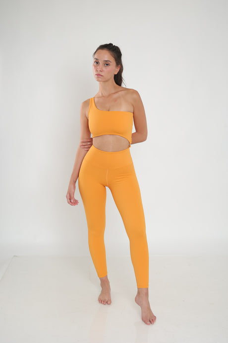 דגם ריף - אוברול טייץ ארוך וטופ כתף אחת-MAR SPORTWEAR