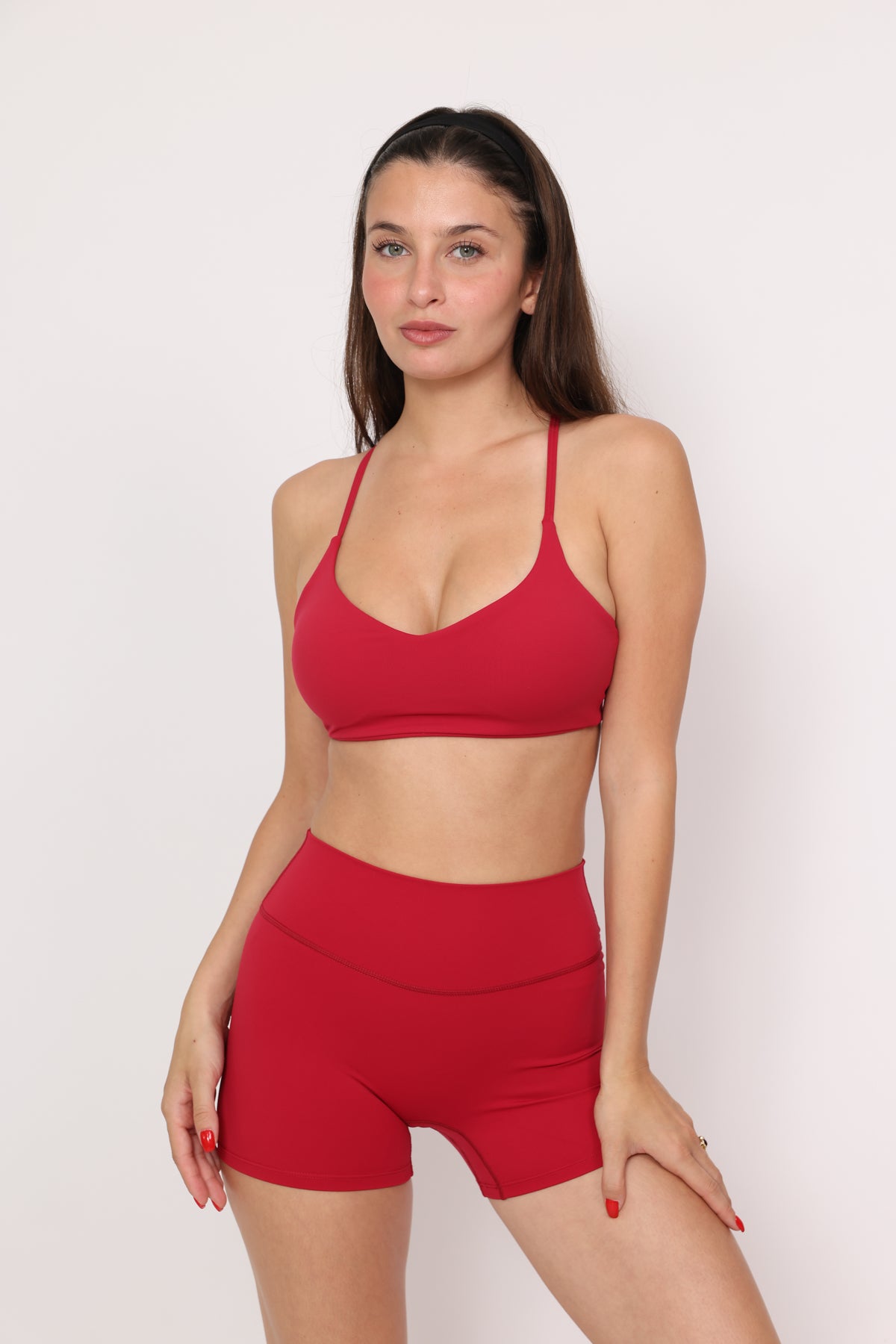 דגם לורן - טייץ קצר מחטב לנשים | MAR SPORTWEAR