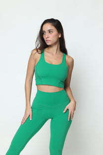 דגם גיין - קרופ טופ כתפיות עבות-MAR