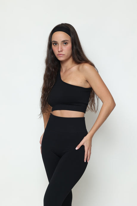 דגם אמה - טופ כתף אחת-MAR SPORTWEAR