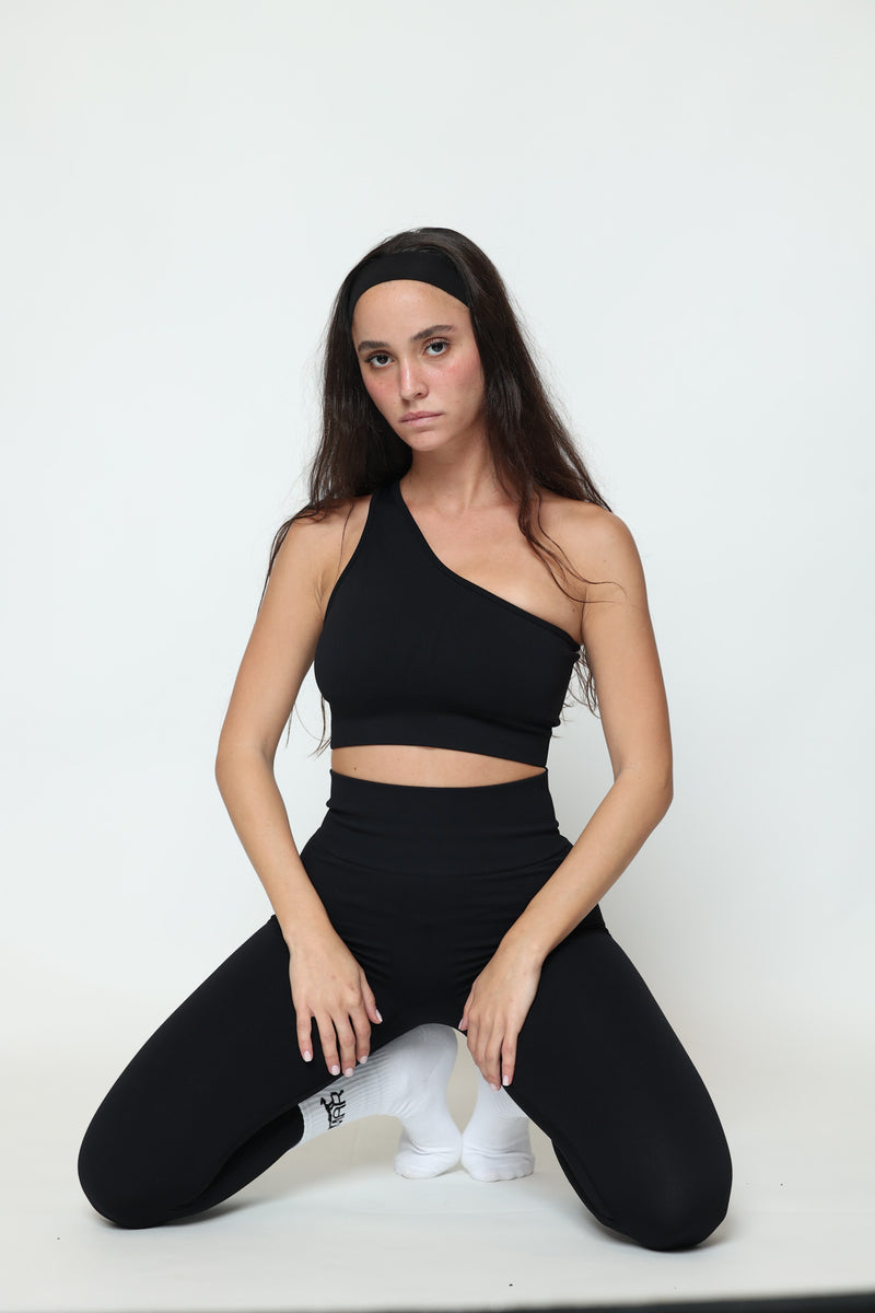 דגם אמה - טופ כתף אחת-MAR SPORTWEAR