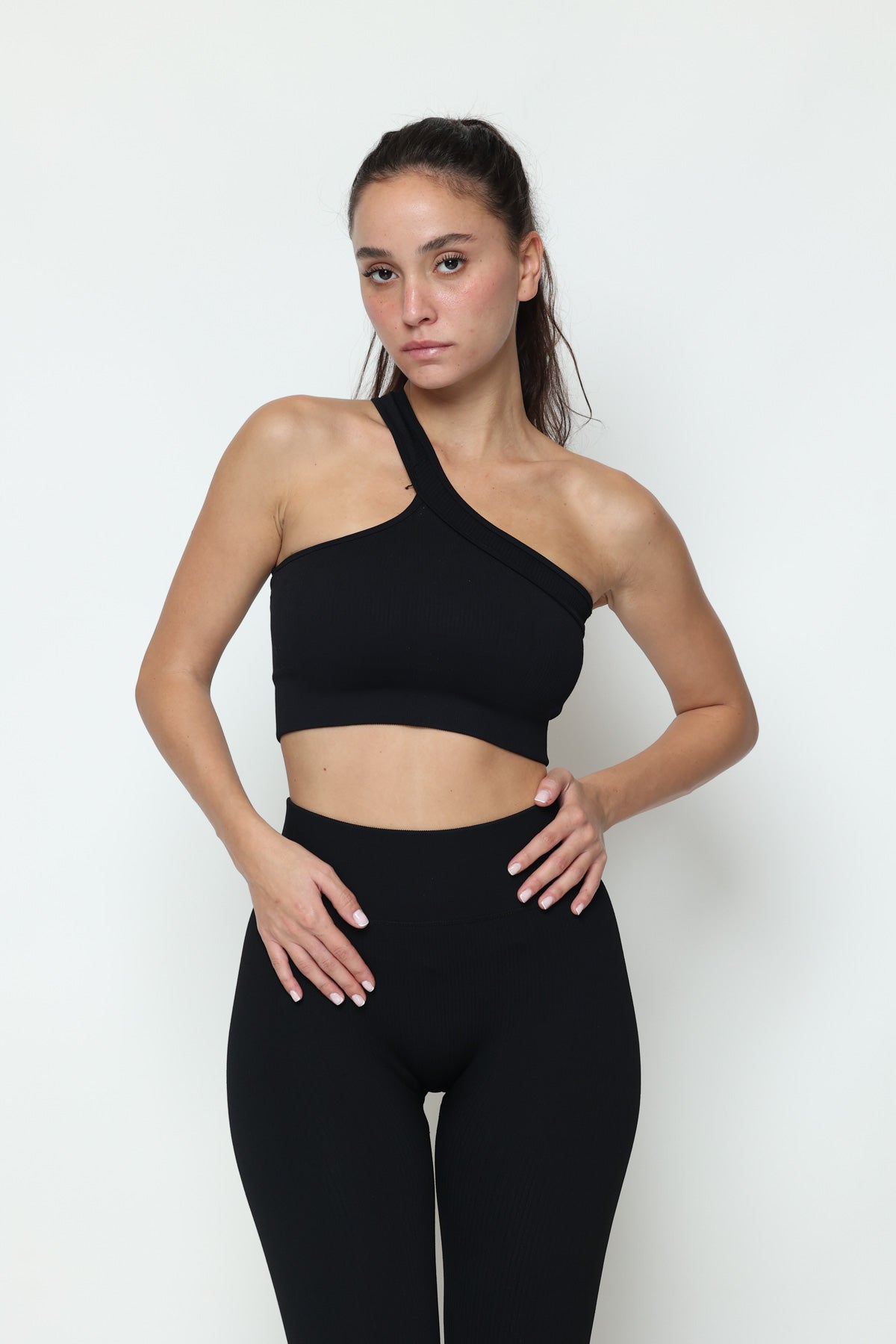 דגם מיה - טופ כתף אחת-MAR SPORTWEAR