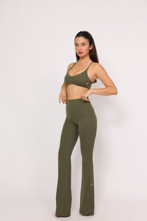 דגם ליה - טייץ ארוך מתרחב פדלפון לנשים | MAR SPORTWEAR