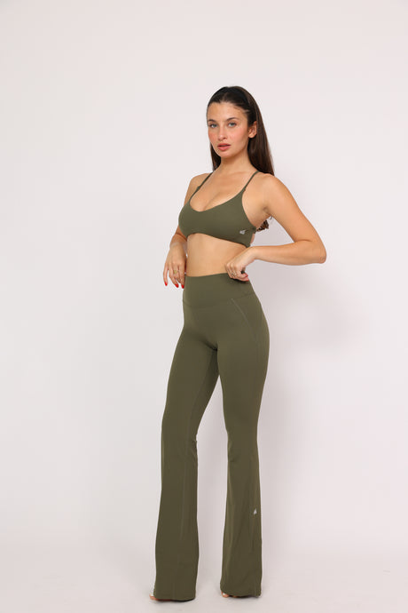 דגם ליה - טייץ ארוך מתרחב פדלפון לנשים | MAR SPORTWEAR