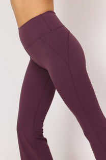 דגם ליה - טייץ ארוך מתרחב פדלפון לנשים | MAR SPORTWEAR