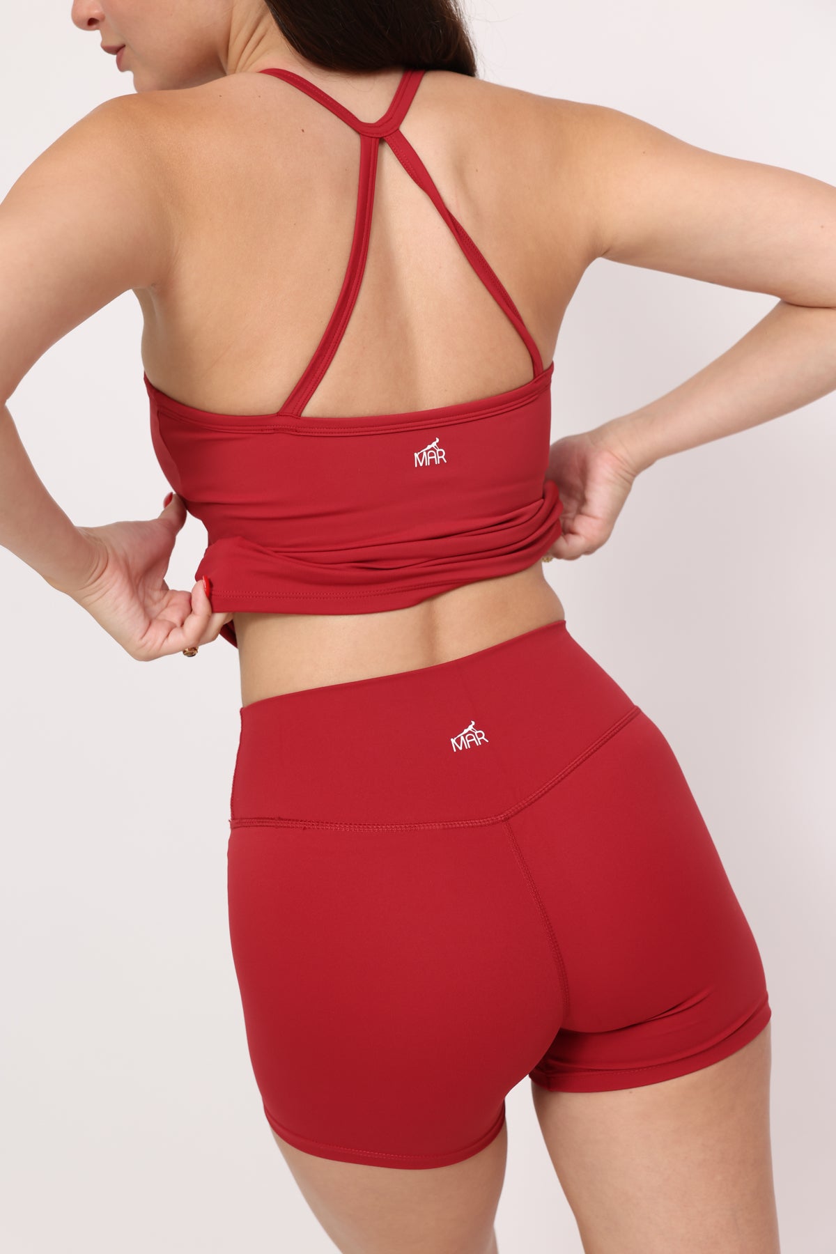 דגם מדיסון - טייץ קצר מחטב לנשים | MAR SPORTWEAR