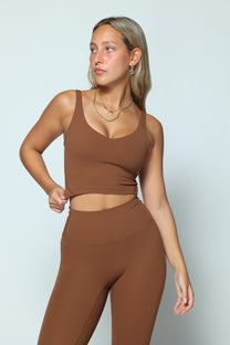 דגם איימי - קרופ טופ כתפיות