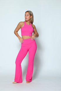 דגם גיין - קרופ טופ כתפיות קולר