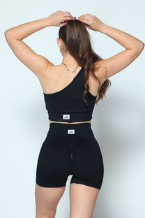 דגם אמה - טייץ קצר מחטב עם כיווצים