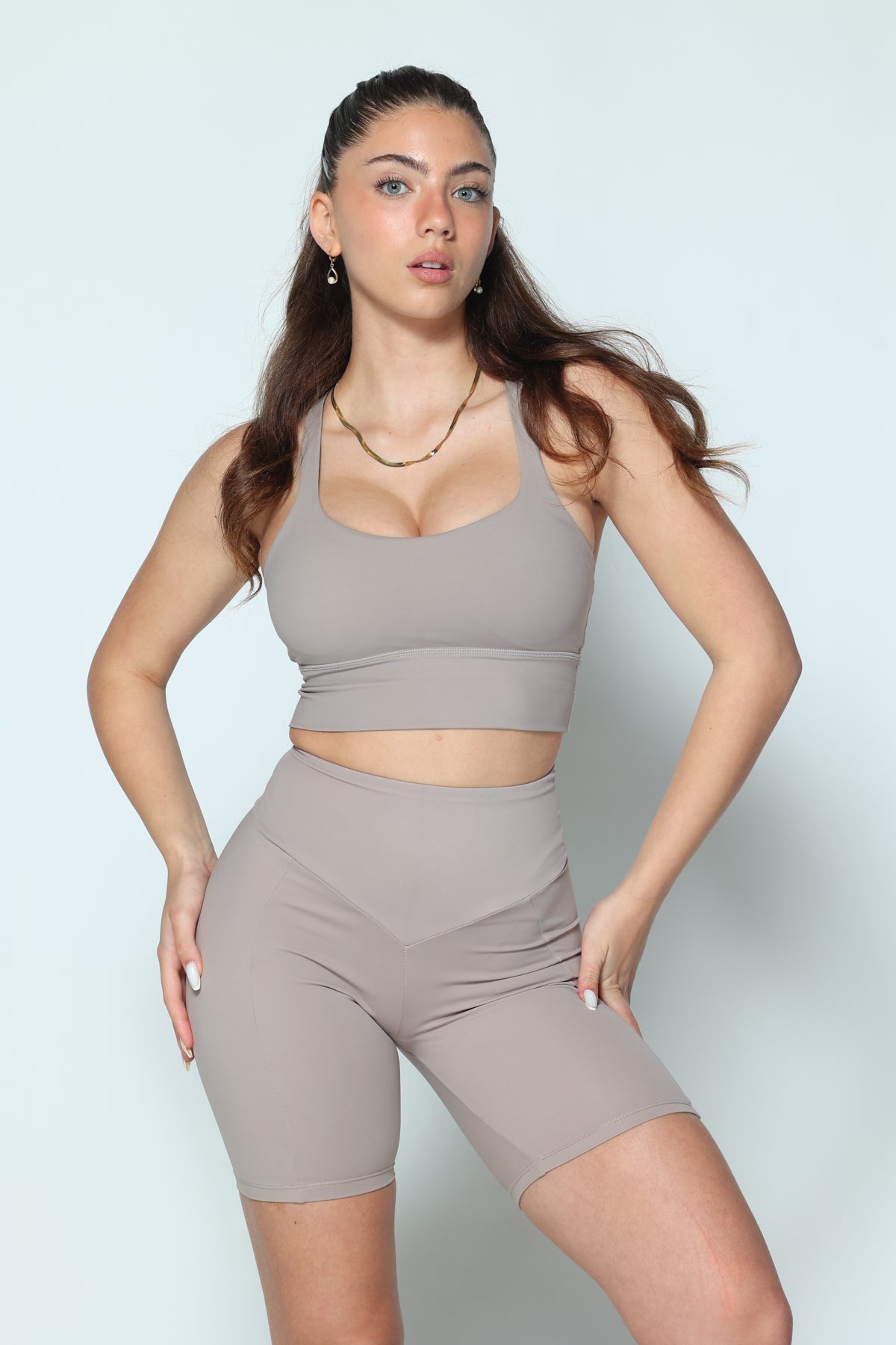 דגם לולה - טייץ קצר מחטב וטופ תואם