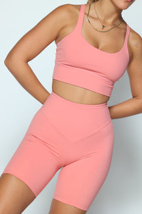 דגם לולה - טייץ קצר מחטב וטופ תואם