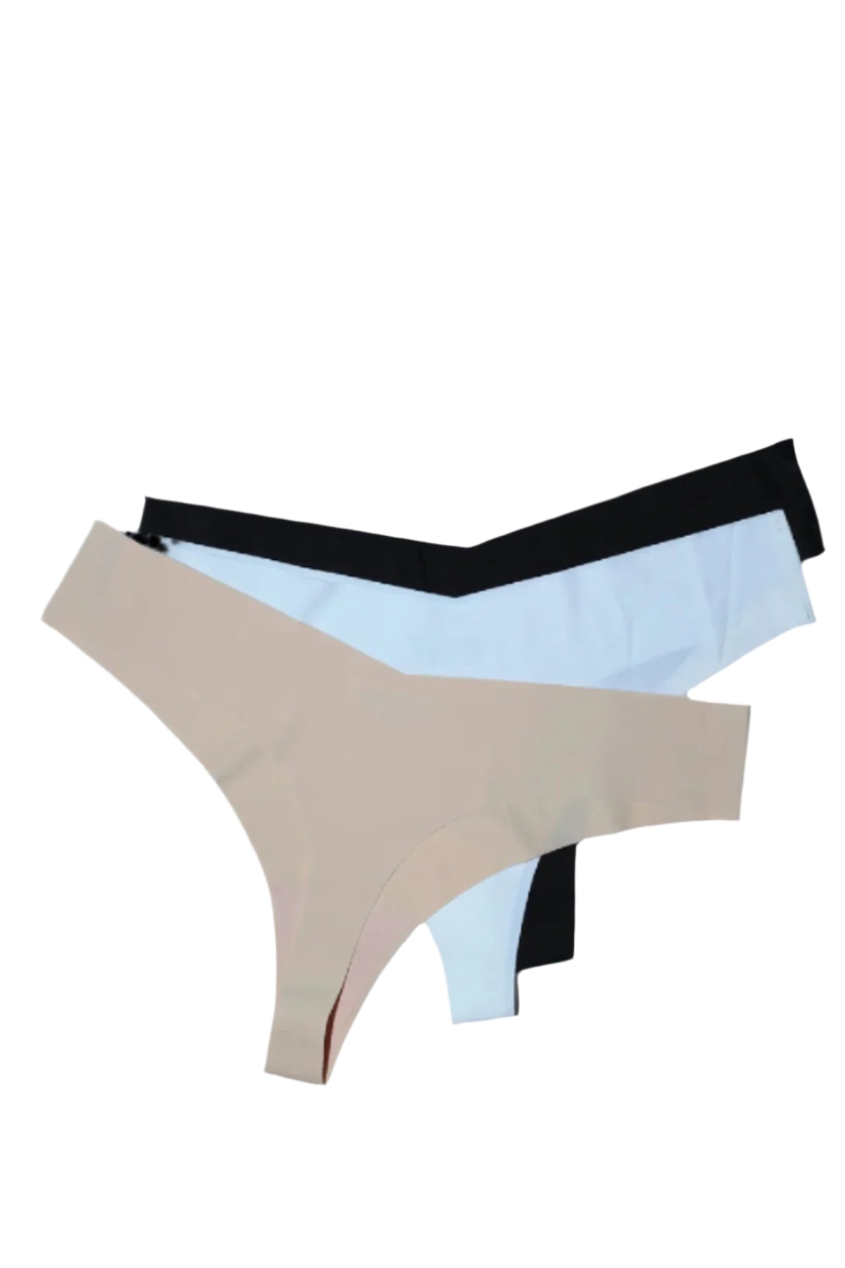 תחתון חוטיני ללא תפר מבד מיקרו - מארז שלישייה