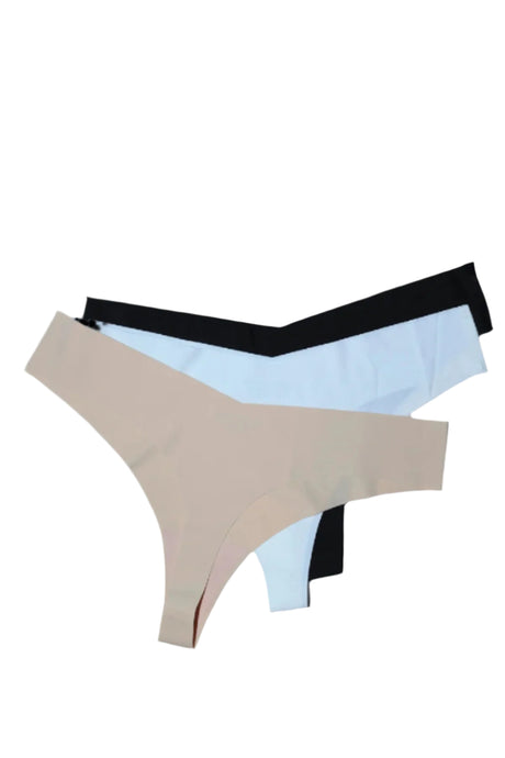 תחתון חוטיני ללא תפר מבד מיקרו - מארז שלישייה