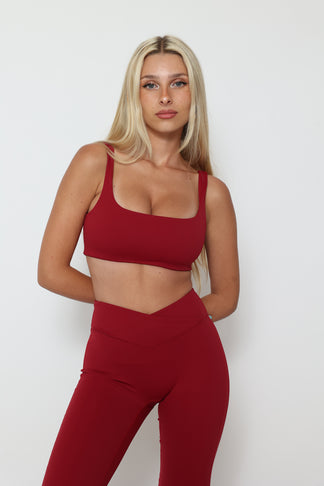 טופ ספורט כתפיות מחטב לנשים - דגם סופיה | MAR SPORTWEAR
