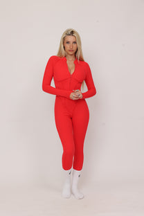 דגם אשלי - אוברול היסטרי עם תפרים בולטים