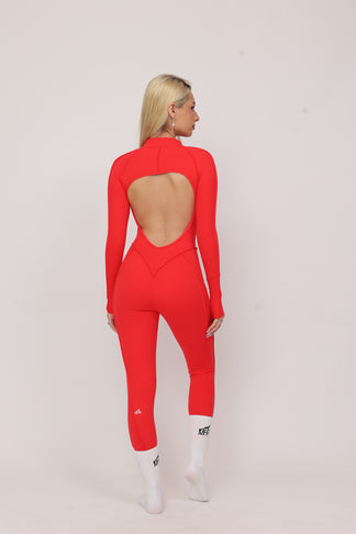 אוברול ספורט ארוך עם תפרים בולטים - דגם אשלי | MAR SPORTWEAR