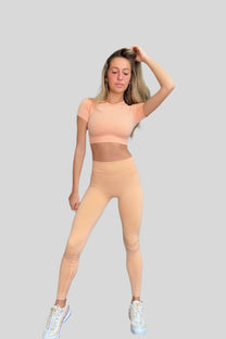 דגם פסטל - טייץ ארוך מחטב-MAR SPORTWEAR